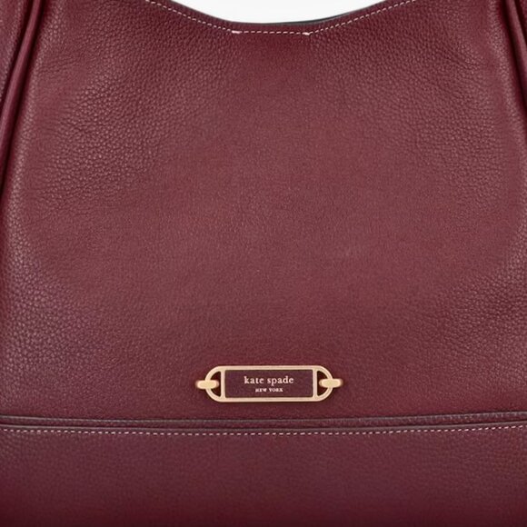 Kate Spade Gramercy Medium Tote Bag Cordovan Pebbled Leather Dual Strap NWT - Picture 9 of 16